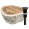 Novatto Fossil Wood Vessel Sink and Oil Rubbed Bronze Umbrella Drain NOSV-FWORB - alternate 1
